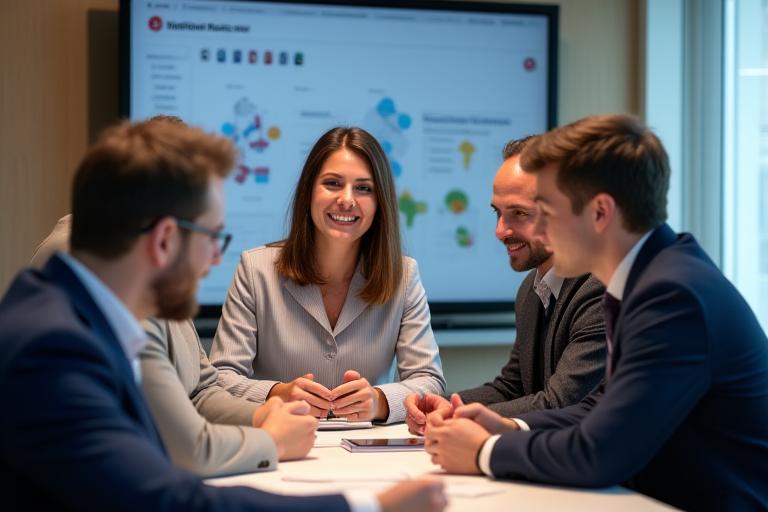 Equipo de Gwada Tollworks Mexico en una reunión estratégica