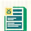 Icono de un gráfico de barras y datos